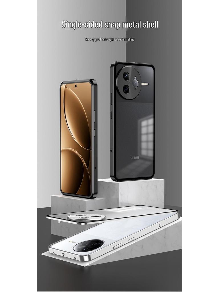 Kompatibel mit Xiaomi Poco F7 Ultra & F7 Pro: Mattiertes Pop-Up Zwei-in-Eins Schutz-Handyhülle