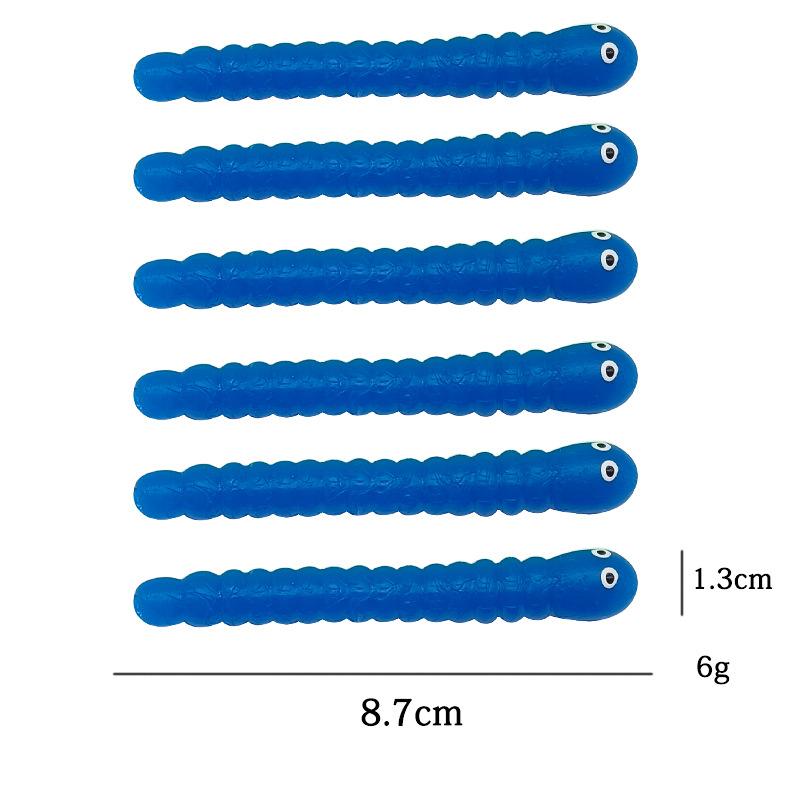 Tpr Color Caterpillar Lala Le Decompression Vent Cute Fun Decompression Tension Soft Rubber Toy