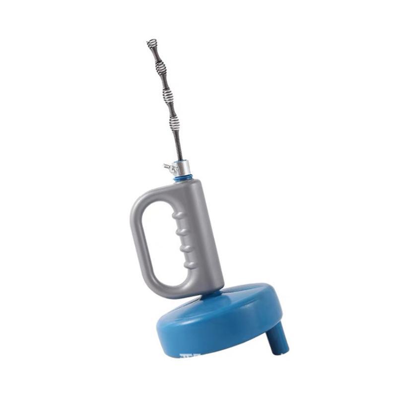 Easy Operation Drain Unblocker 3M Extendable Handheld Sewer Pipe Dredge Plunger for Toilet Sink Kitchen Bathroom