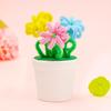 1 Set Kids Creativity Handicraft Diy Flower Pot Multicolour Chenille Stems Pipe Cleaners Handmade Children Toys