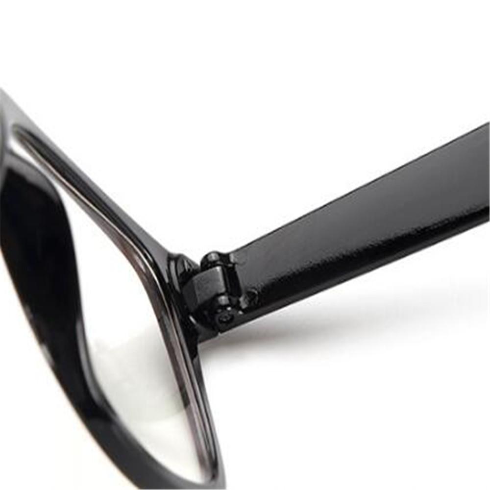 2Pcs Classic Black Frame Clear Lens Glasses Fancy Dress Outfit Masquerade Party