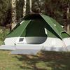 Vidaxl Tourist Tent, 4-Person, Dome, Green, Waterproof
