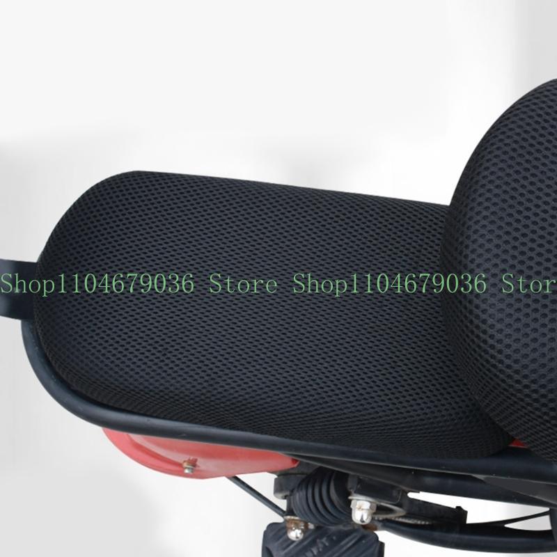 652F Honeycomb E-bike Cover Quick Dry Anti Slip Mesh Ventilated Cushion Cover Weatherproof Construction Breathable