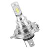 Headlight Fog Lamp LED Bulb Chip for Motorcycle Car WH4 Plug 80W DC 12V 24V(White 3000K )