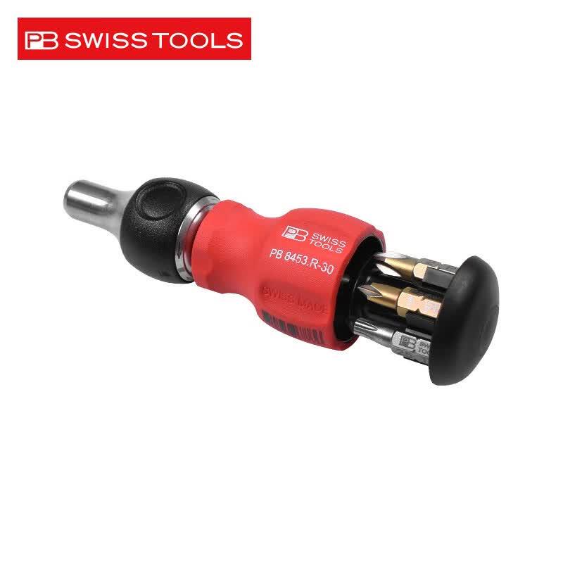 PB SWISSTOOLS 8453.R Multi-Function Ratchet Screwdriver Set