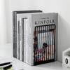 Sturdy Simple Book Stand Anti-slip Desktop Bookshelf Nordic Style Magazine Storage Rack  Letters
