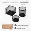 Multifunctional Metal Pen Holder – Stylish Iron Art Stationery Storage with High-End Appeal for Desk Organization