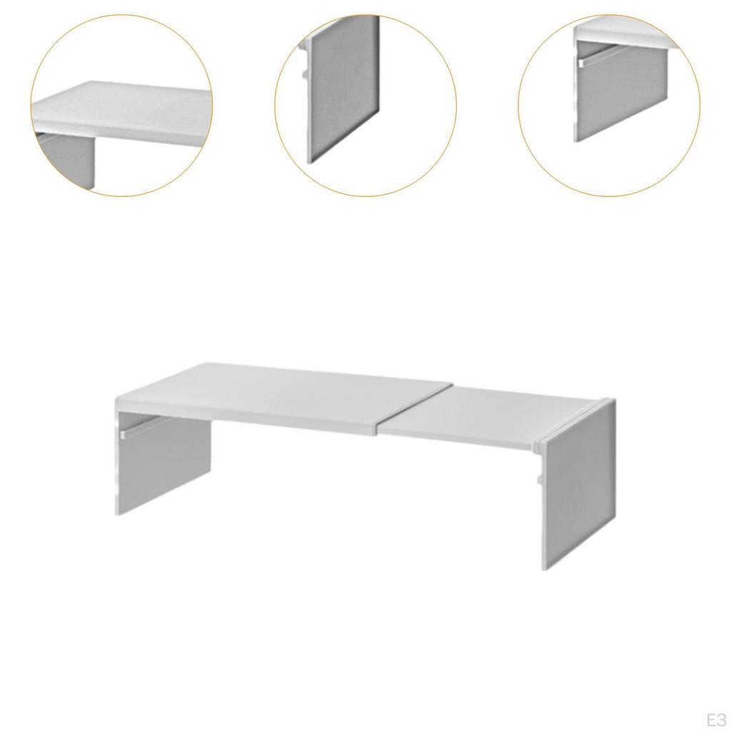 Cabinet Spice Storage Rack Solid Multipurpose Adjustable Height Pot Bowl Dish
