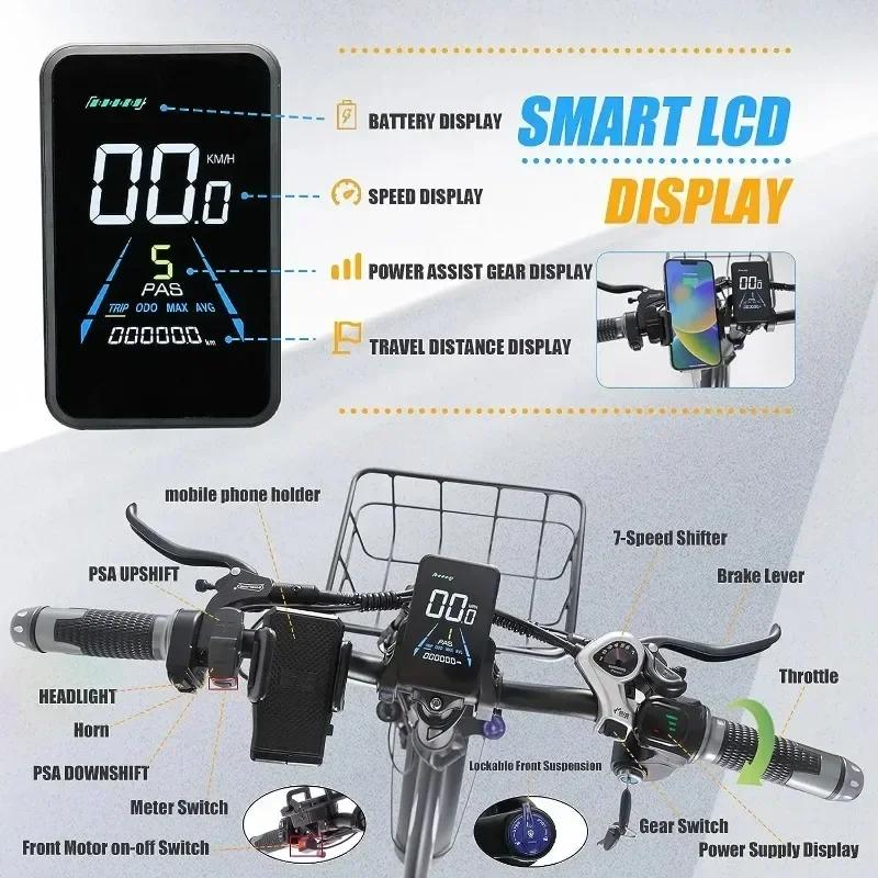 KETELES KF9 Elektrofahrrad 1000W Doppelmotor 48V35AH Lithiumbatterie Faltbares Elektrofahrrad für Erwachsene 20*4.0-Zoll Fat Tire Schnee E-Bike