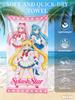 Sailor Moon Beach Towel, Anime Fan Favorite Character Print Quick-Dry Towel for Beach, Pool, Vacation , Magical Girl Enthusiasts