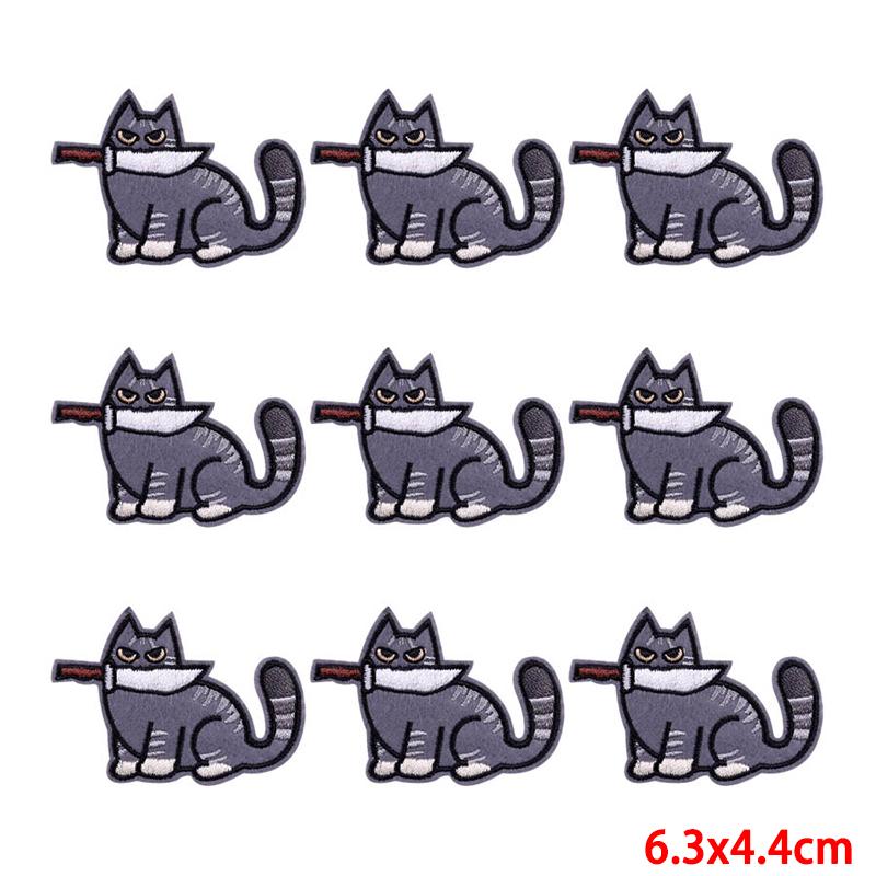 10 Pcs/lot Wholesale Embroidery Patch Iron On Patches For Clothing Patches On Clothes Jackets Decor Applique Sew Supplies