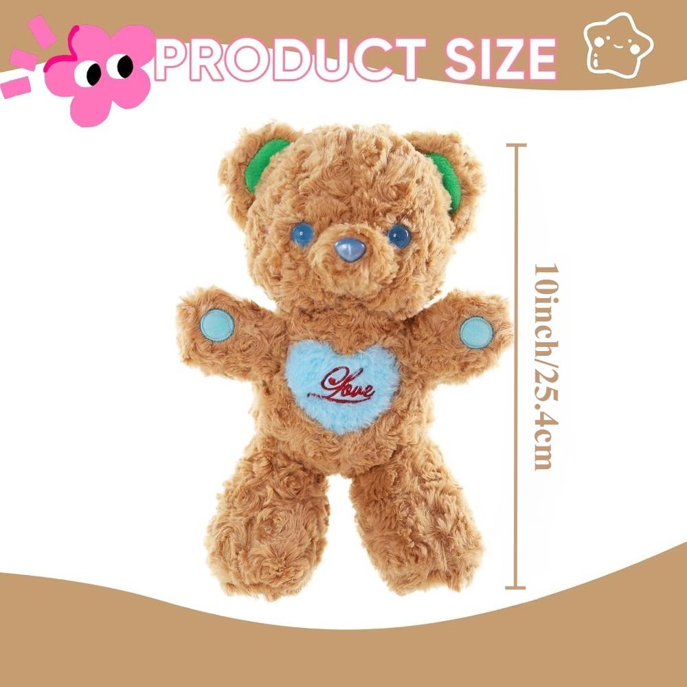 Teddy Bear Stuffed Animals Soft Cuddly Stuffed Bear Bunny Rabbit Plush Toy with Heart in Foot Valentine's Day Gifts for Her