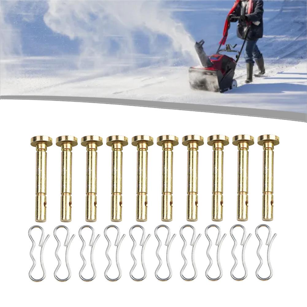 10 Piece Shear Pins and Cotter Pins Set Model 73804155 for Craftsman Snow Blowers for Snow Removal Equipment Repair
