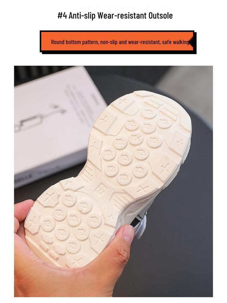 2026 Kids' Waterproof Leather Sports Shoes - Spring, Autumn, Winter Casual and Running Shoes for Boys and Girls