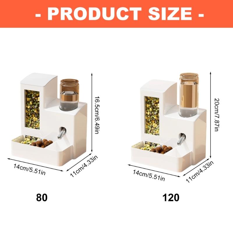 Automatic Leak Proof Water Dispenser For Rabbit Hamster And Small Animals Food Feeder With Large Capacity