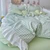 Korean Princess Style Lattice Double Layer Lace Bedding Sccccc