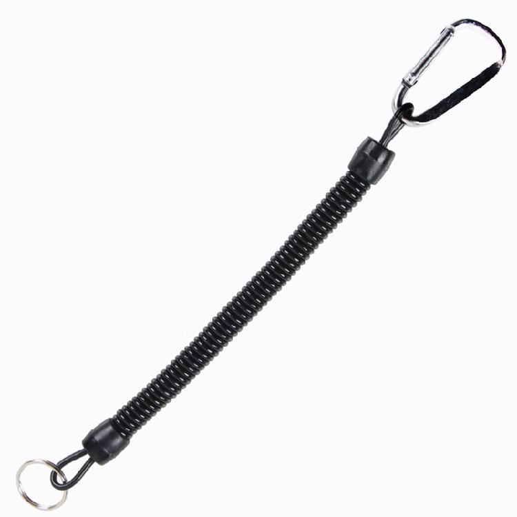 2pcs Scuba Diving Anti-lost Spiral Spring Coil Lanyard Rope Emergency Tool