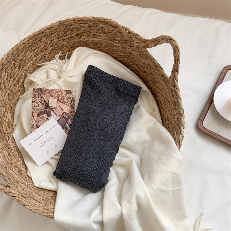 Wool Socks Simple Vertical Stripes Slimming Pantyhose Warm Wool Leggings