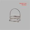 Creative pattern three layer Mini snack rack Fruit plate KTV bar restaurant tableware Cake rack Snack plate Water cube cake rack