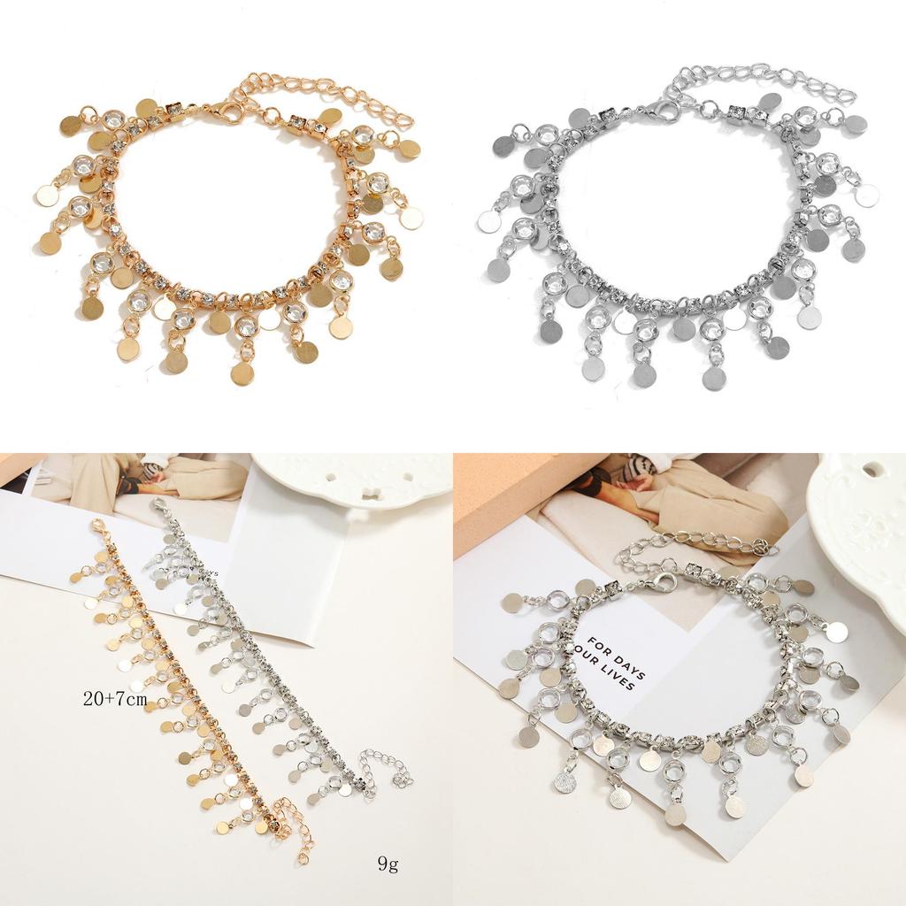 Women Beach Fashionable Tassel Foot Chain Accessories With Alloy Geometric