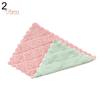 ALL-FASHION-MALL 5Pcs Double-sided Water Absorbent Kitchen Dish Washing Cleaning Cloth Hand Towel