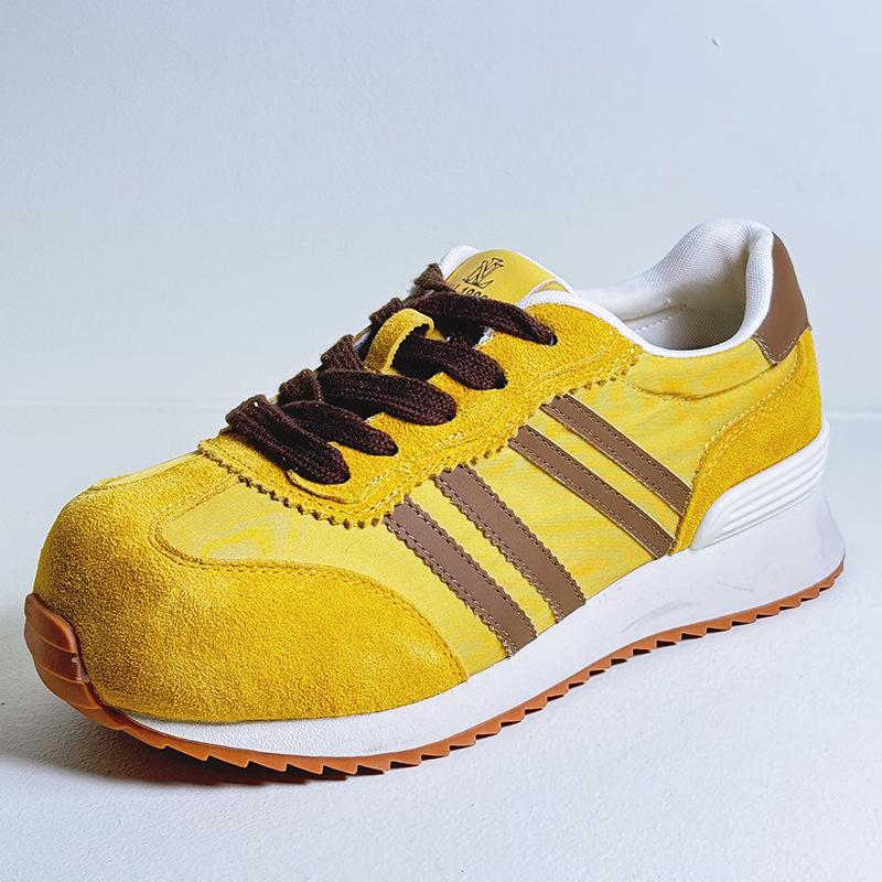 

Forrest Gump shoes women s 2025 autumn new platform women s sports and leisure shoes shopping mall models German training shoes breathable leather wom 35