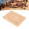 Wood Bead Board Smooth Surface Bracelet Design Template Durable Beading Tray  For Bracelet Making