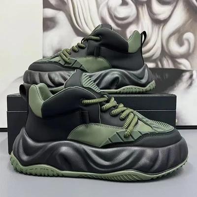 Moda Nueva Oferta Especial Zapatos de Hombre Suela Gruesa Aumentadores de Altura Cómodos Zapatillas de Correr Tendencia de Moda Zapatos Casuales zapatillas hombre