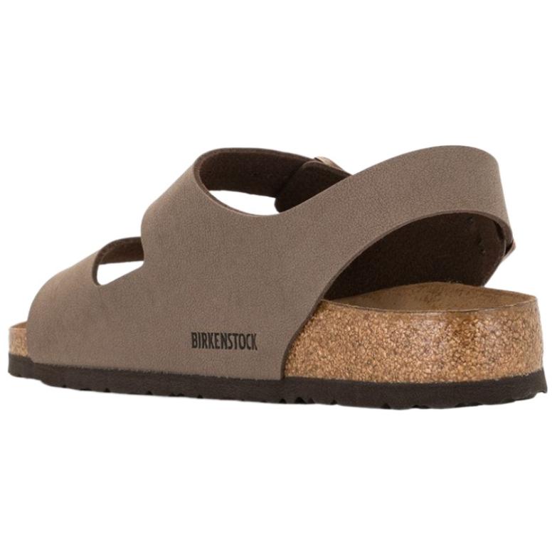 Birkenstock Milano Comfortable And Trendy One Strap Sandals Unisex Light Brown Wide Fit 634501