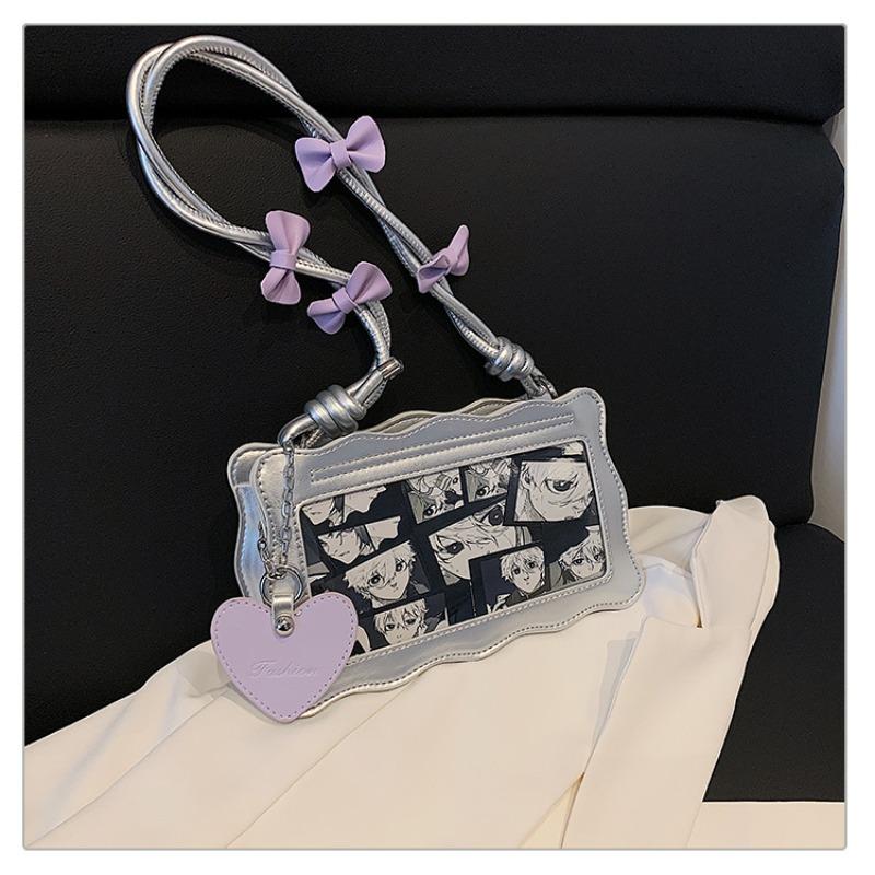 New Small Crossbody Shoulder Bag Transparent Two-dimensional Small Food Allowance Daily Commute Bar Leisure Backpack