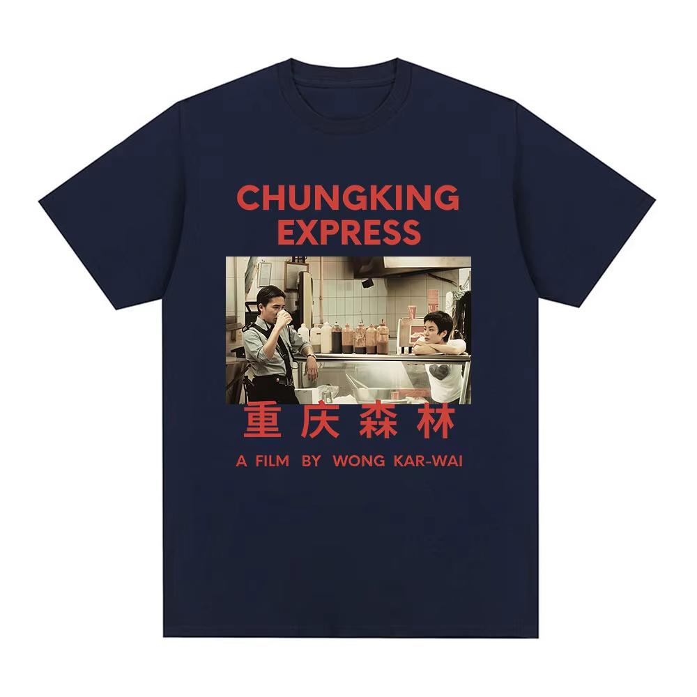 Chungking Express Wong Kar Wai T-Shirts Herren Damen Baumwollkleidung Lustiges Kurzarm O-Ausschnitt T-Shirt Mode Vintage T-Shirt
