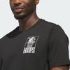 adidas Hoops T Shirts Men's Black Crew Neck KC9255