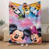 1pc, Disney Mickey Mouse & Friends Blanket Soft & Cozy Blanket Perfect Gift for Birthday, Christmas, Valentine's Day Ideal for Couch, Bed, Travel