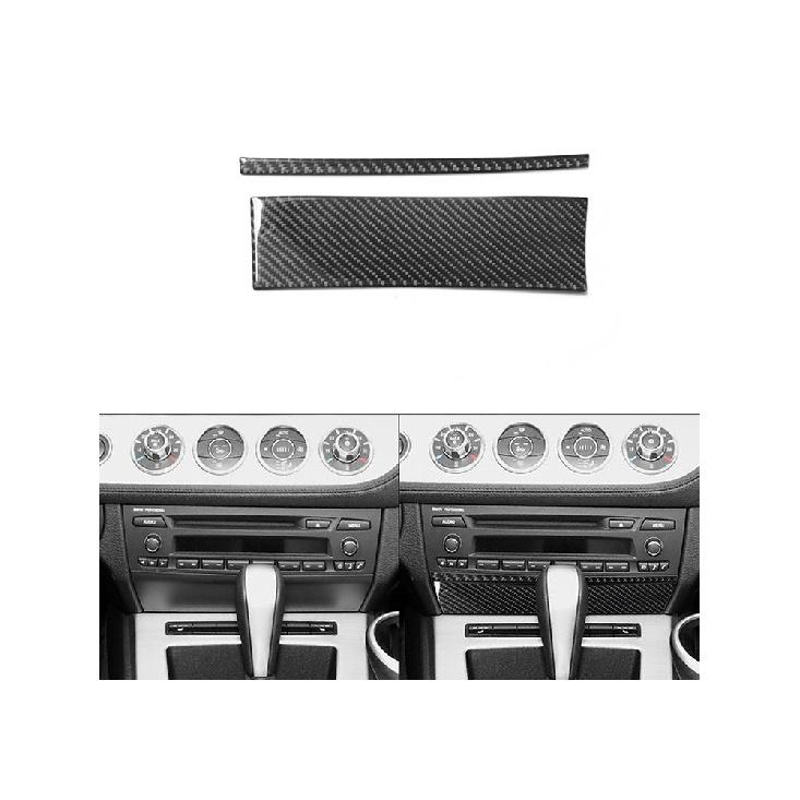 Car Styling Accessories Interior Carbon Fiber Overhead Console Wait Black Stickers Decorative Fit For BMW Z4 E89