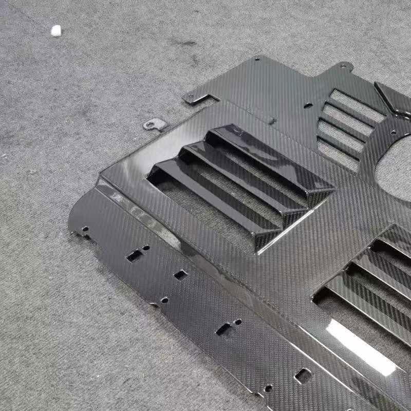 BMW M2 G87 Dry Carbon Fiber Oil Cooler Guard and Air Duct