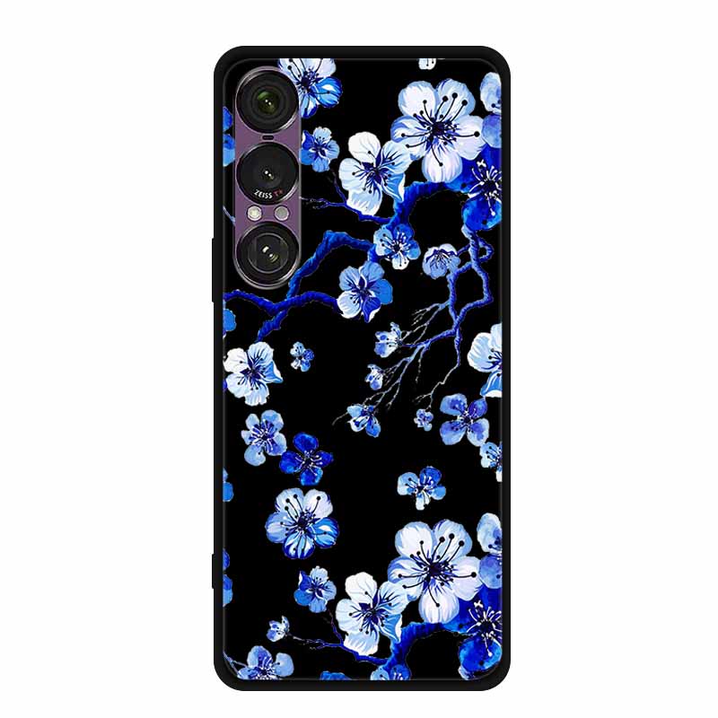 Pro pouzdro na telefon Sony Xperia 1 VII 2025 Kreslené kočky TPU Měkké černé silikonové zadní krycí pouzdro Pro Sony Xperia 1VII 6.5" Pouzdro Funda