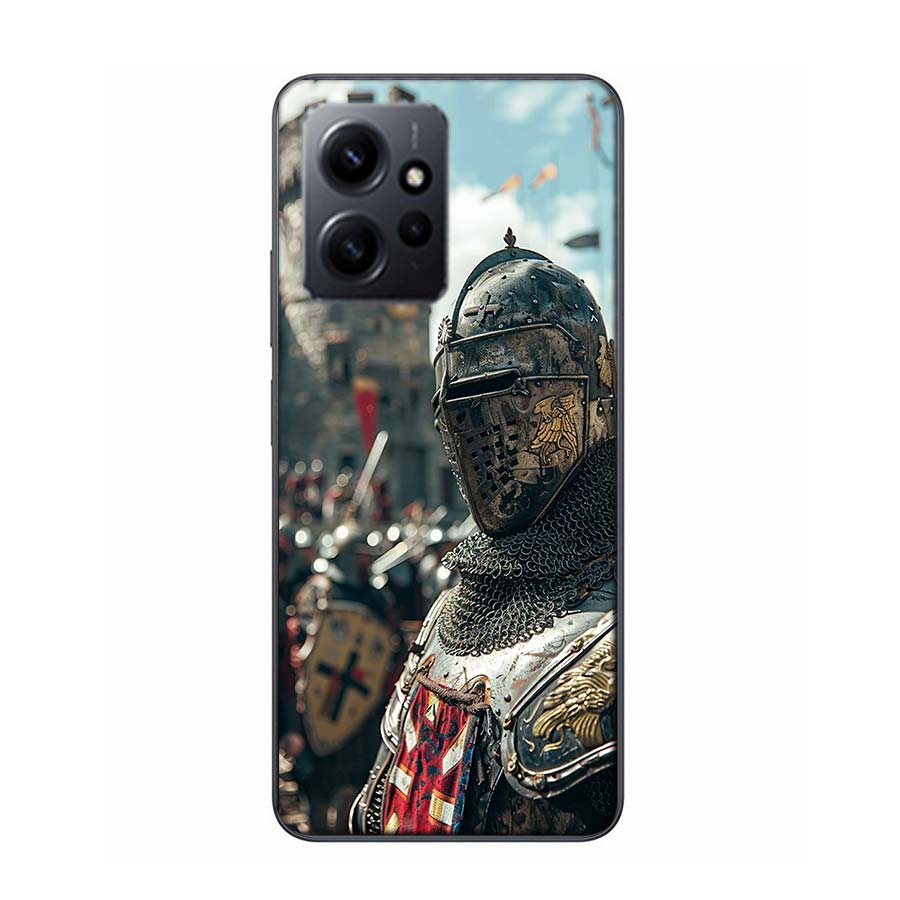 The Bright Red Crusade Phone Case For Redmi Note 14 15 Pro 5G 13 12 Pro Plus 11 11T 11E 11S 10 Pro 10S 9 9S Cover Cell Clear TPU