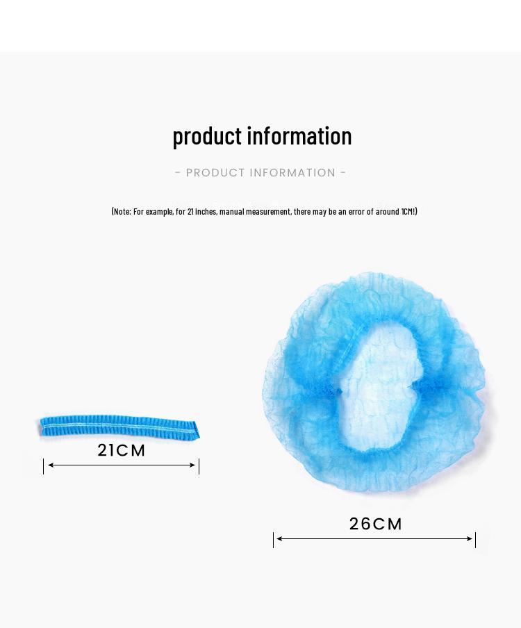Breathable Dustproof Non-Woven Disposable Chef & Catering Hat