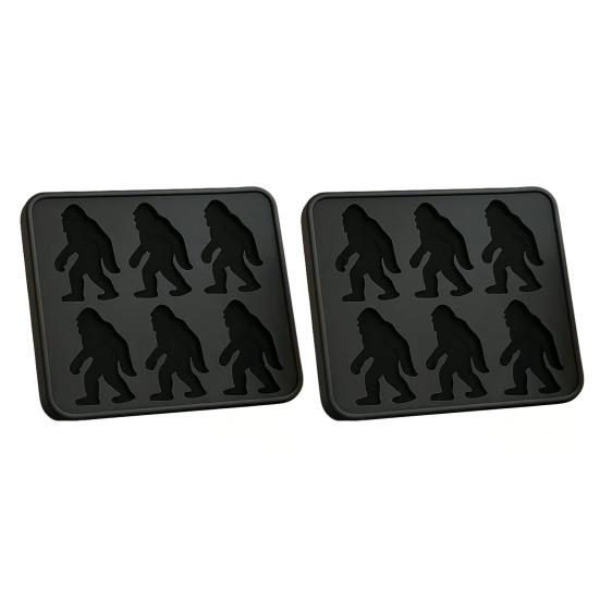 Sasquatch Ice Mold 6 Cavity Silicone Ice Cube Mold Reusable Funny Sasquatch Ice Cube Maker for Whiskey Party Drinks DIY Ice Cubes