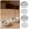 2Pcs Soft Incense Stick Holder Mold Creative Incense Burner Mold DIY Silicone Mold  Home Decor
