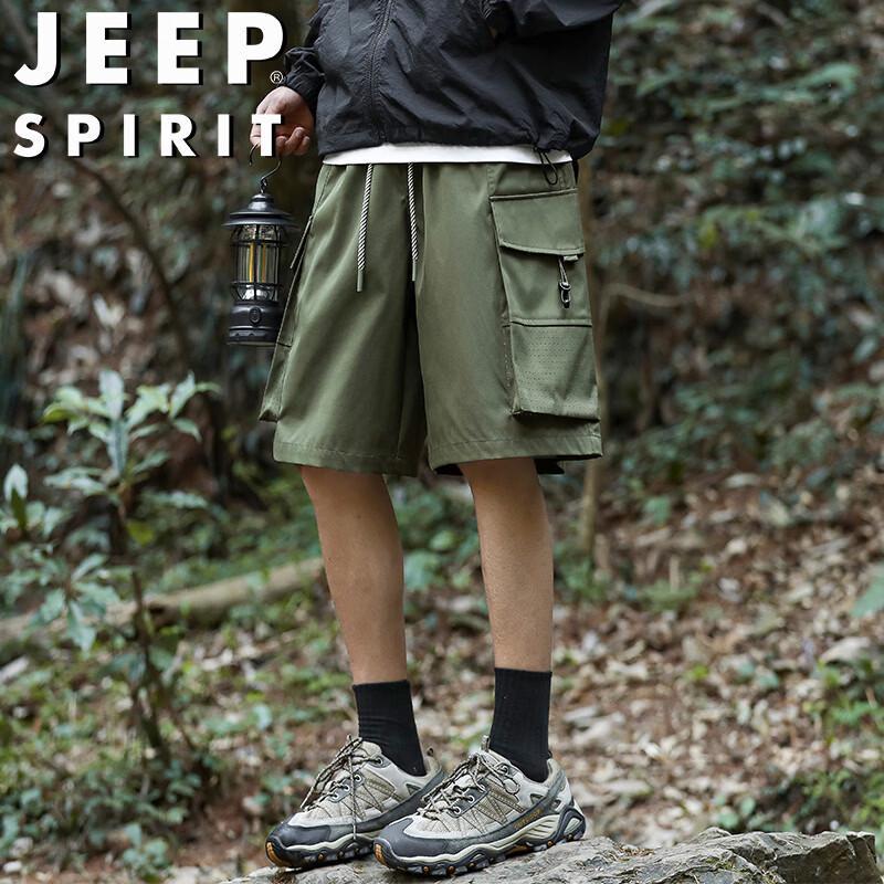 JEEP SPIRIT Men s Summer Retro Cargo Shorts 4XL