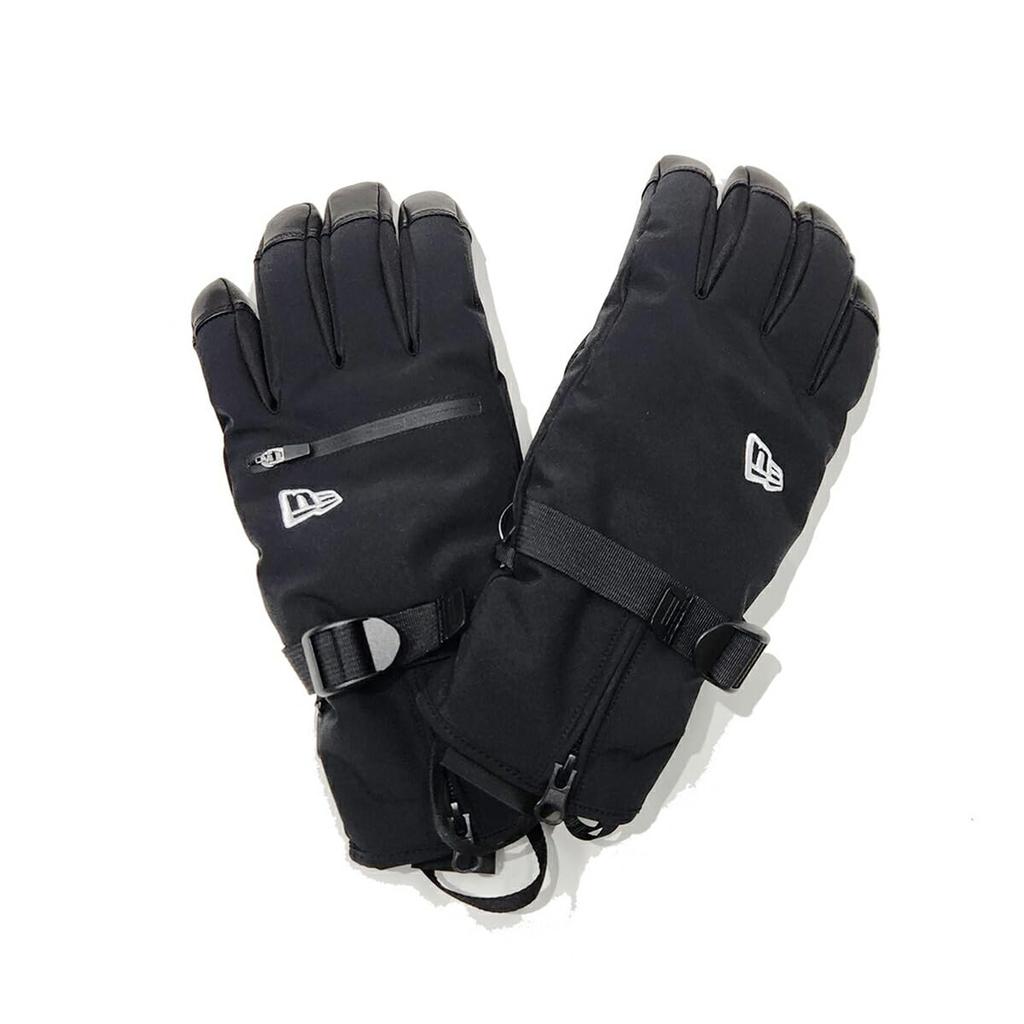 New Era Unterhandschuhe zum Skifahren und mittlerer mittlerer Schneekälteschutz 5-Finger Snowboarden, Schwarz, Größe, Größe, Handschuhe,