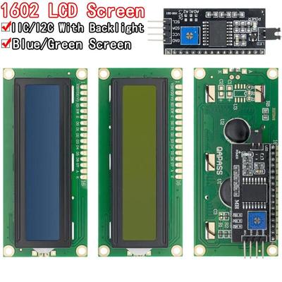 LCD-Modul Blau Grüner Bildschirm IIC/I2C 1602 für Arduino 1602 LCD UNO r3 mega2560 LCD1602 LCD1602+I2C