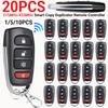 1-20PCS 433/315Mhz Universal Garage Door Control Remote Control Fixed Learning Code Clone Self-copying Automation For Gates