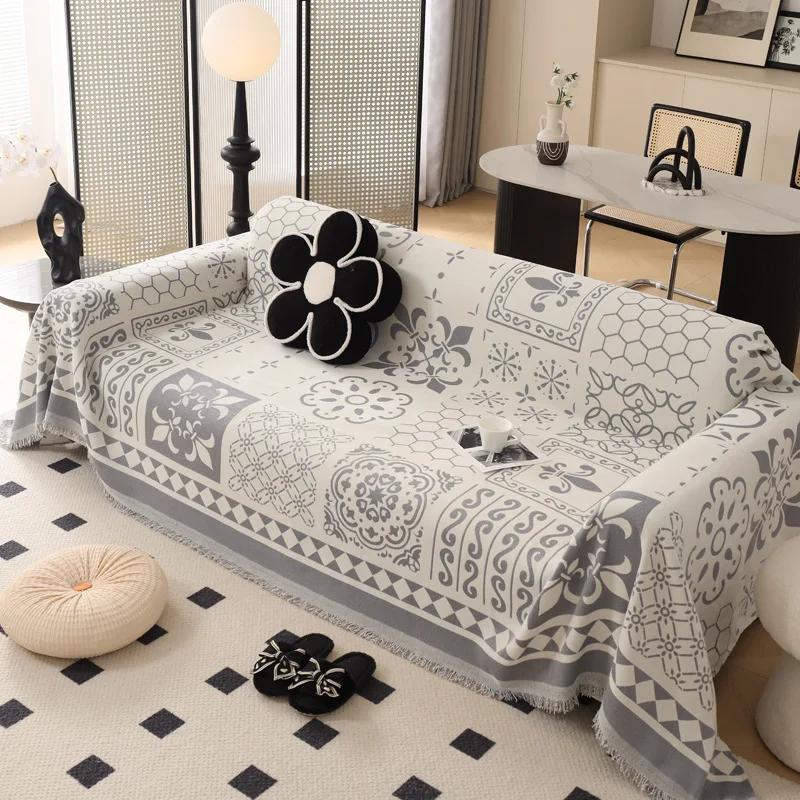 Cztery Pory Roku Uniwersalny Chenille Pokrowiec Włącznie Tkanina Ręcznik Nowy Żakardowy Ręcznik na Sofę Ręcznik na Sofę Pył Ochrona przed Kocimi Pazurami Koc na Sofę