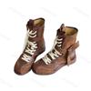 Fashion Women's Fashion Boots Autumn Winter New Vintage Cross Tied Short Boots Comfortable Outdoor Non Slip Height Increase Casual Shoes