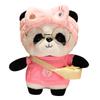 Adorable Plush Panda Toy With Cute Outfits And Stylish Shoulder Bag For Kids