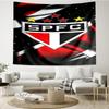 1PC Spfc Team Crest Design Printed Tapestry Room Decoration Wall Hanging for Living Room Bedroom, Dormitory, Birthday and Christmas Gifts