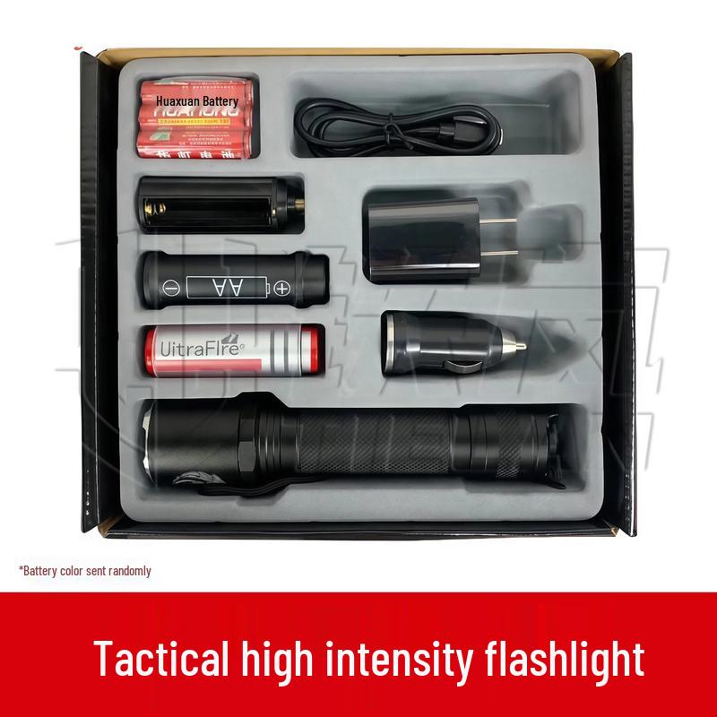 Tielan Rechargeable Tactical High-Lumens LED Flashlight