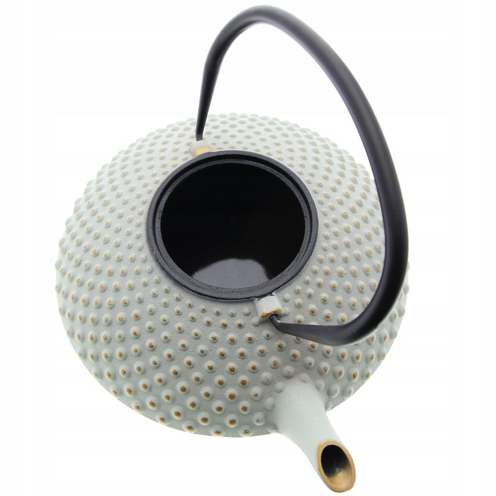 Cast Iron Kettle 1.25L Infuser With Strainer For Brewing Tea And Herbs
